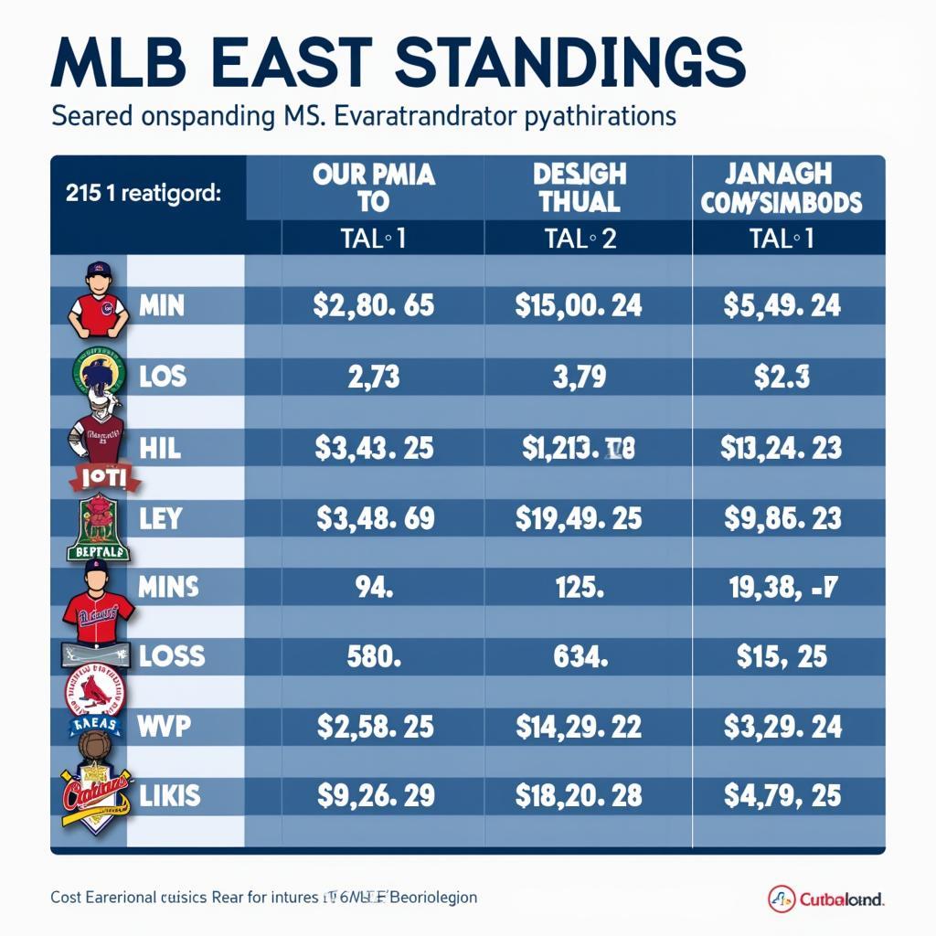 MLB East Standings Analysis