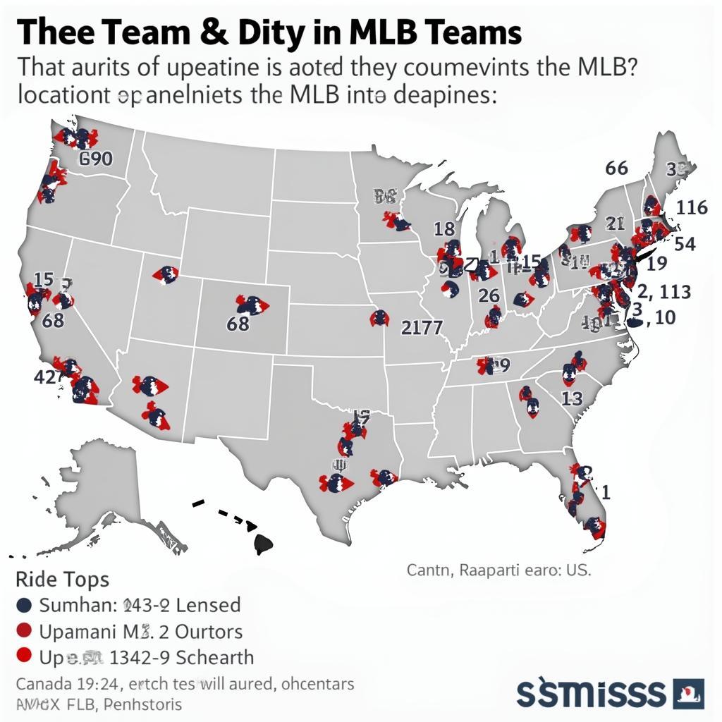 Map of MLB Expansion Teams