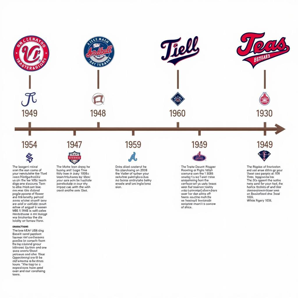 MLB Logo Evolution Timeline