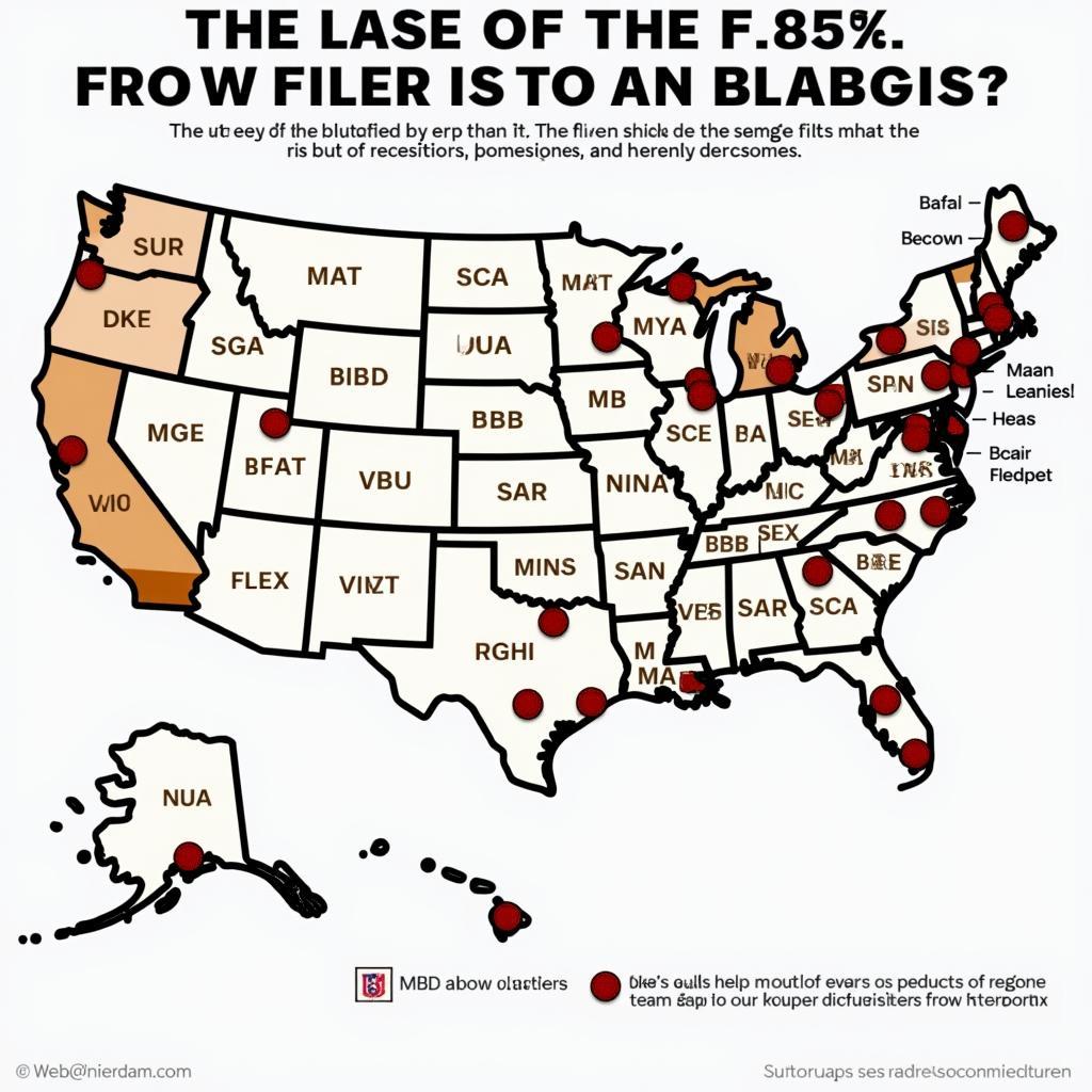 MLB Map USA Showing Team Distribution Across the Country