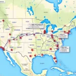 MLB Parks Map Road Trip Planner