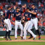 MLB Save Leaders Celebrating a Win