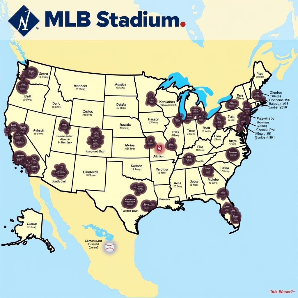 Interactive Map of MLB Stadium Locations