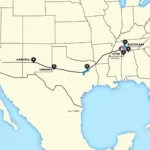 MLB Stadium Map Road Trip Planner