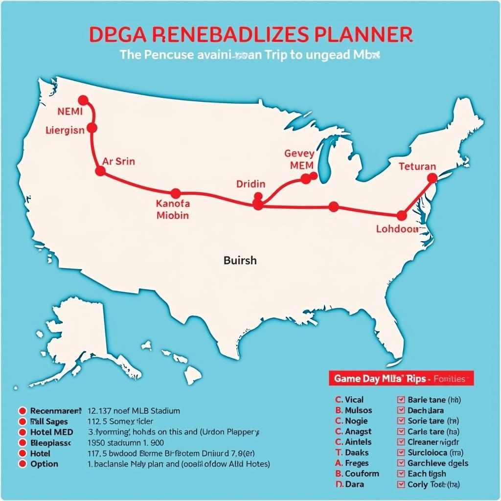 MLB Stadium Road Trip Planner