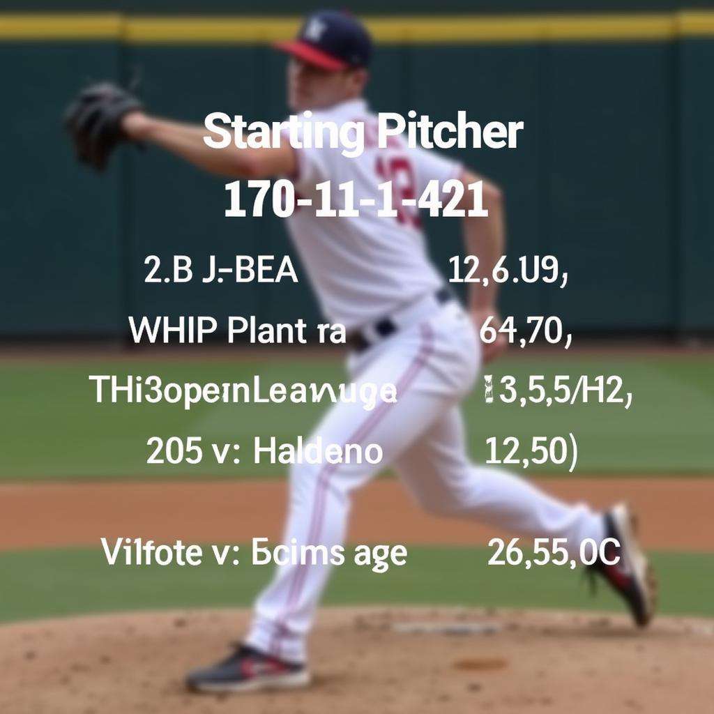 MLB Starting Pitcher Statistics