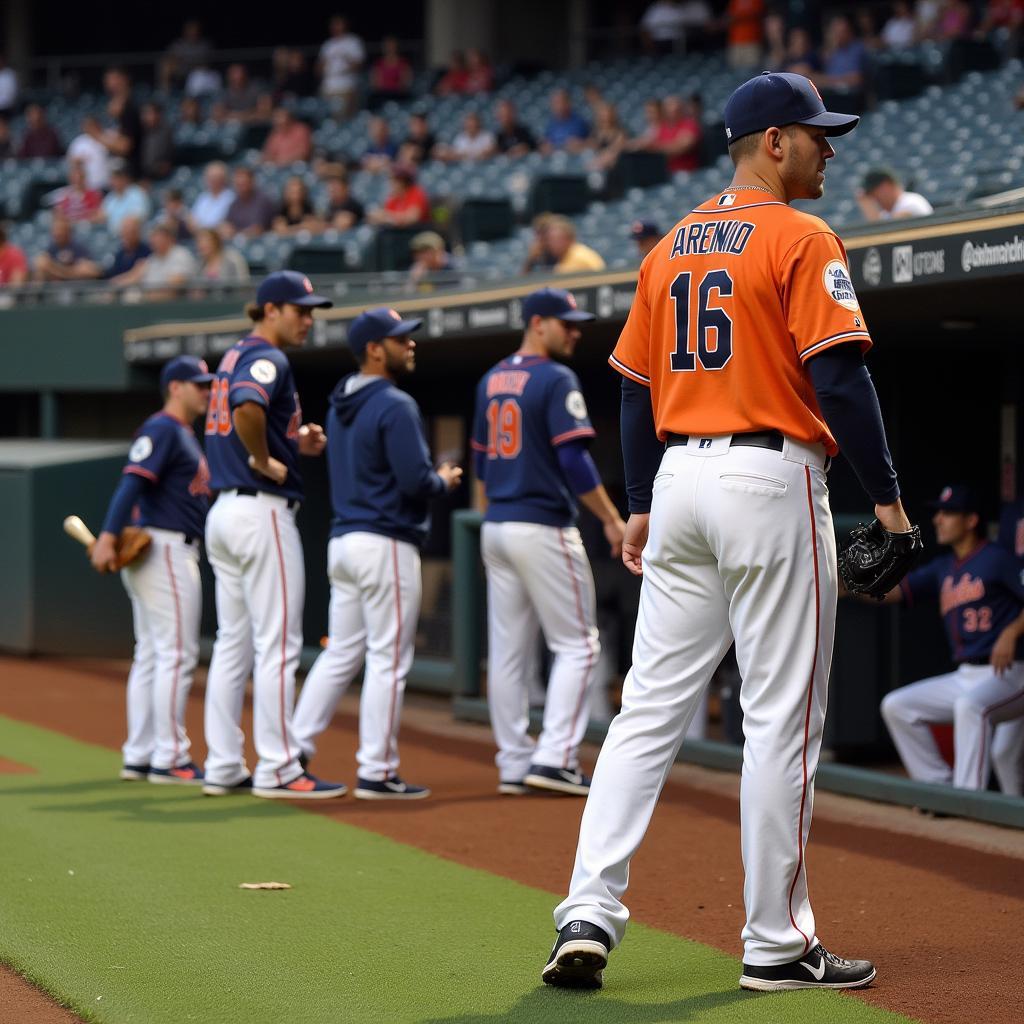 MLB Starting Pitchers in Action