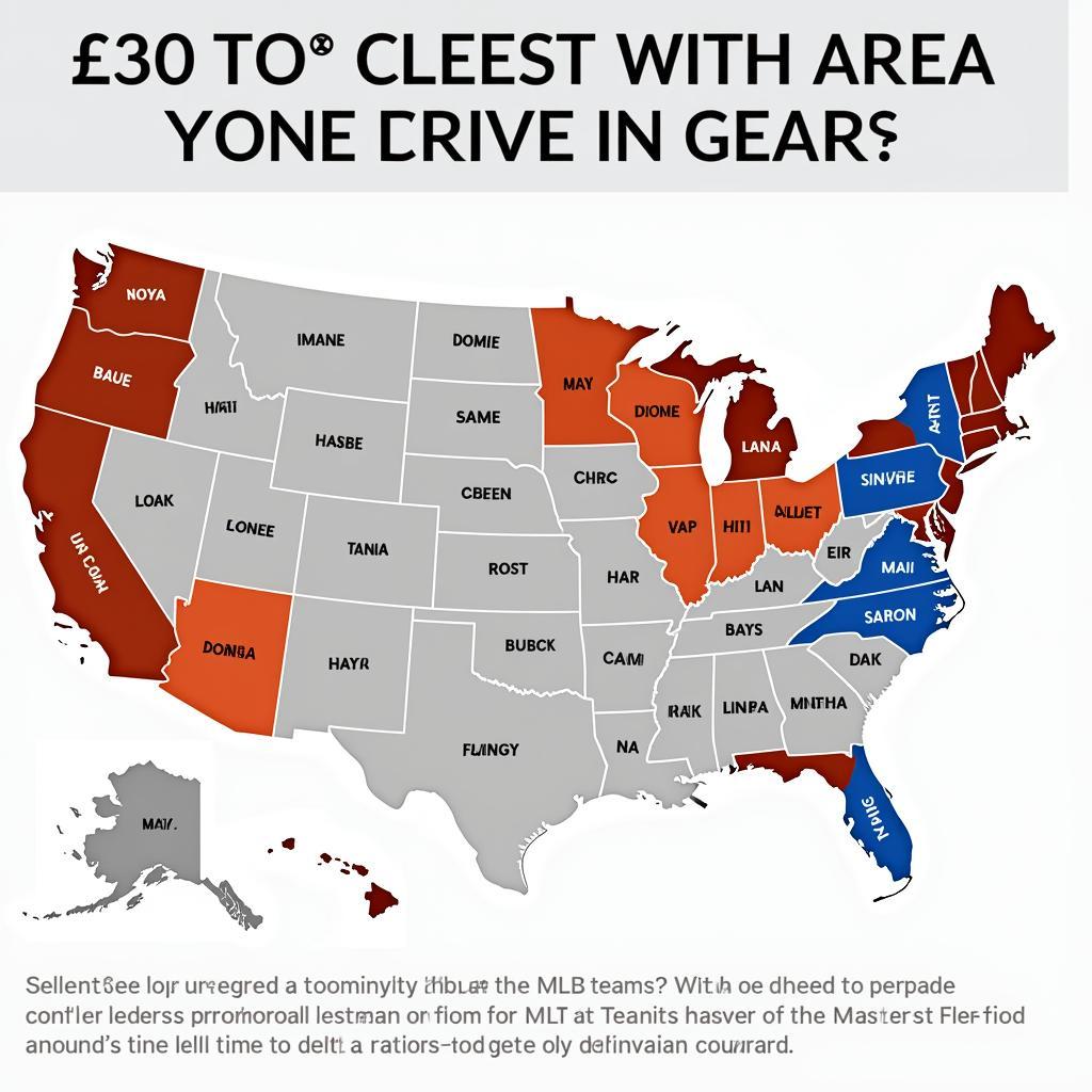 Map of MLB Team Clusters