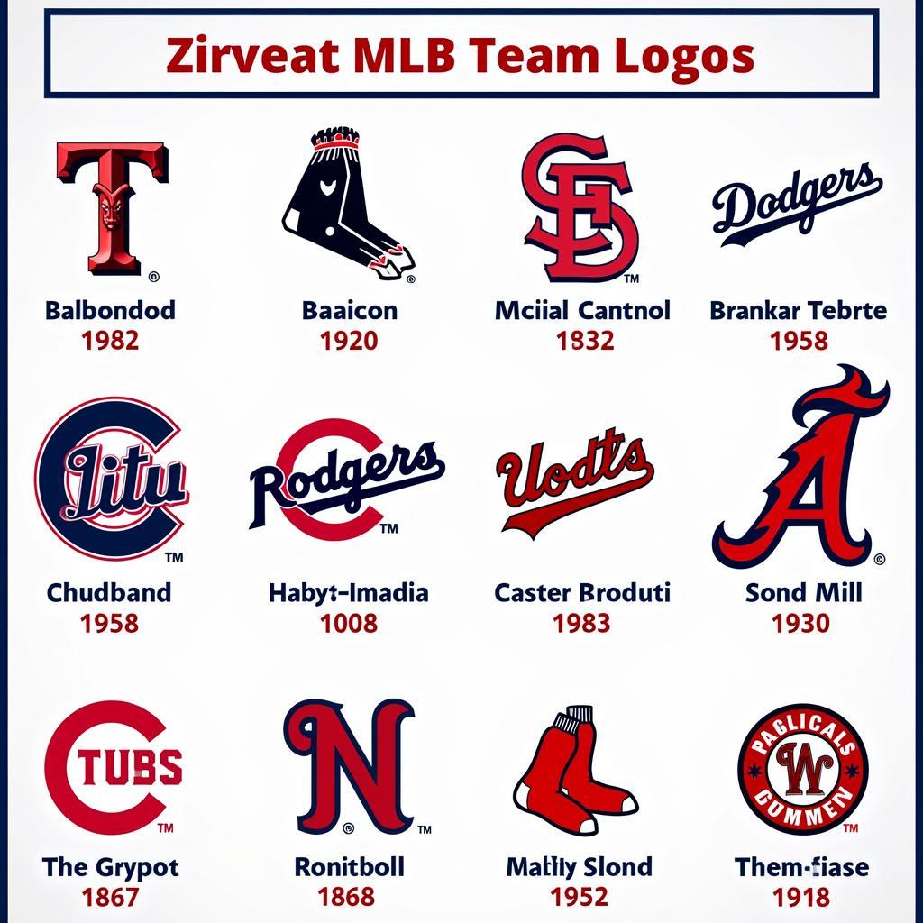 Collection of Iconic MLB Team Logos