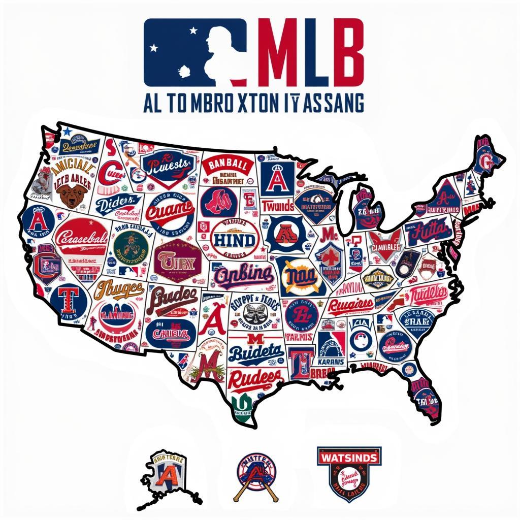 MLB Team Logos and States