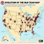 MLB Team Map Historical Evolution