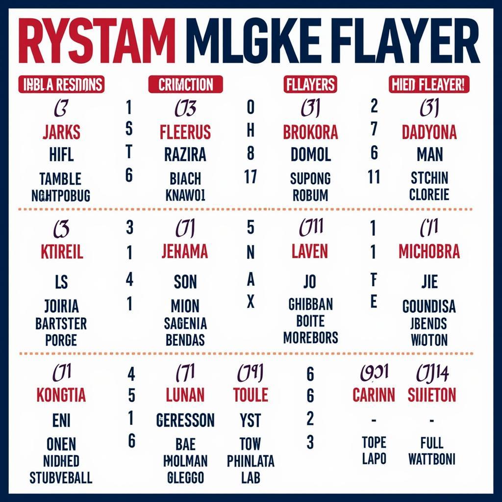 MLB Team Roster