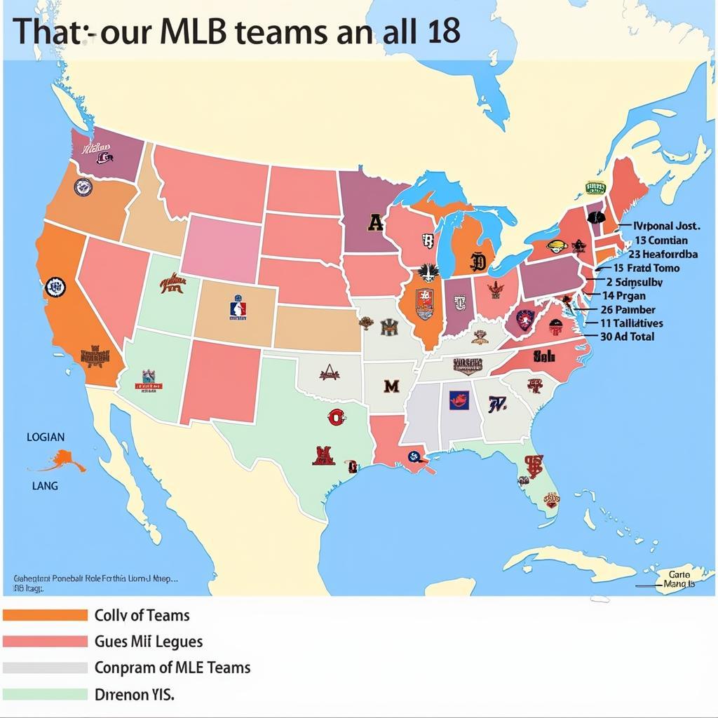 Map of MLB Teams