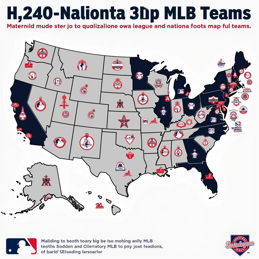 Map of all MLB teams