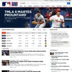 Navigating the MLB.com Homepage