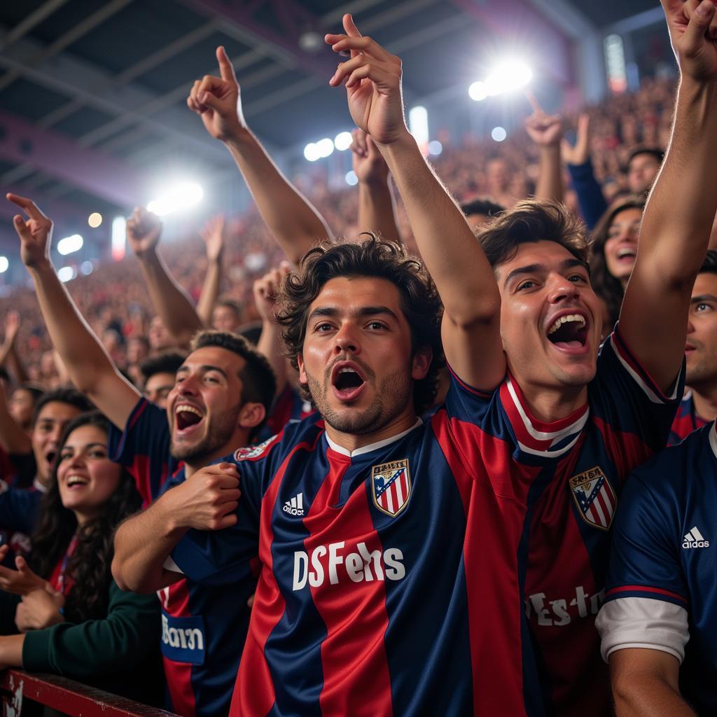 MLS Fans Celebrating a Goal