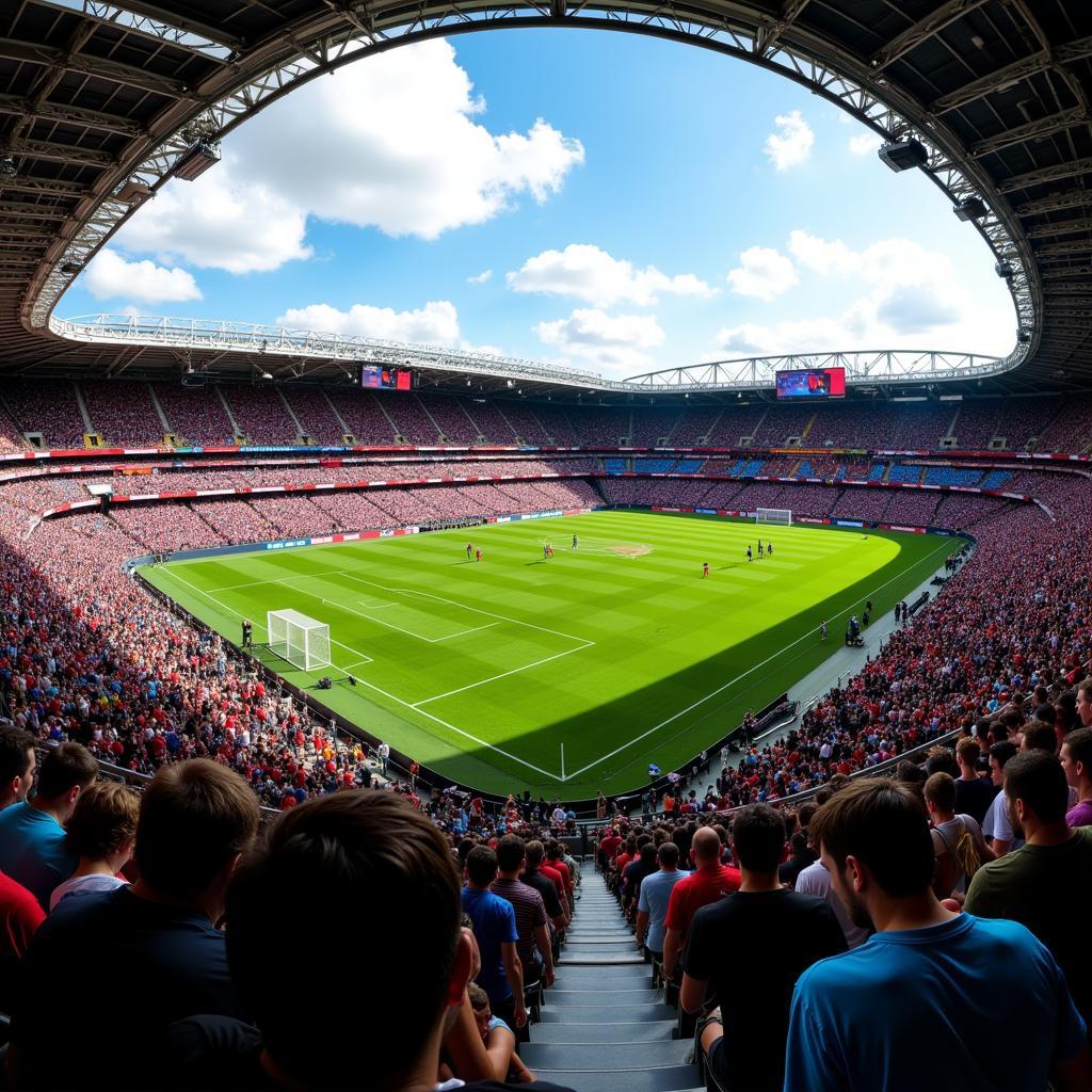 MLS Stadium Filled with Fans