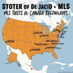 Map of MLS Teams