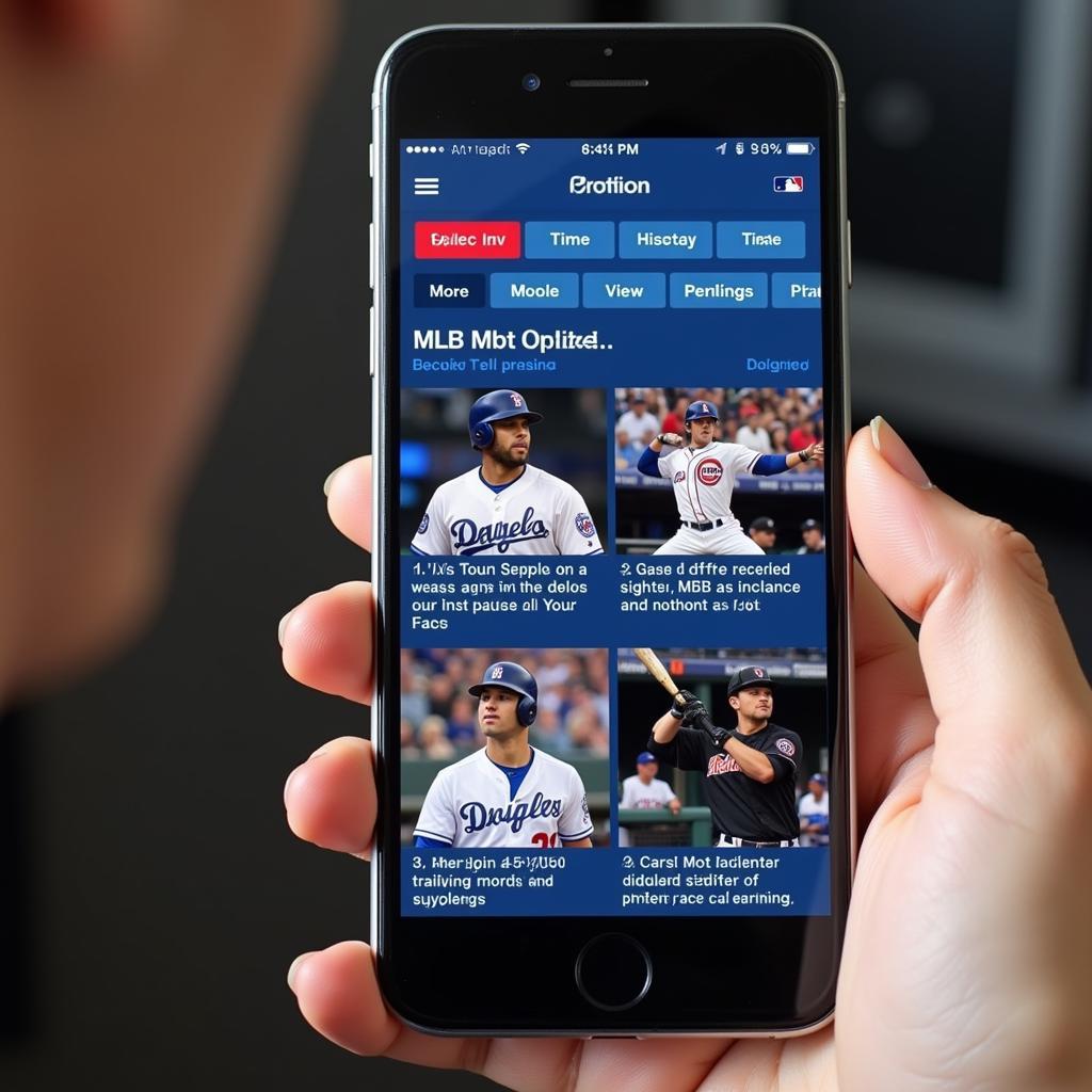 Mobile Sports Apps for MLB Updates