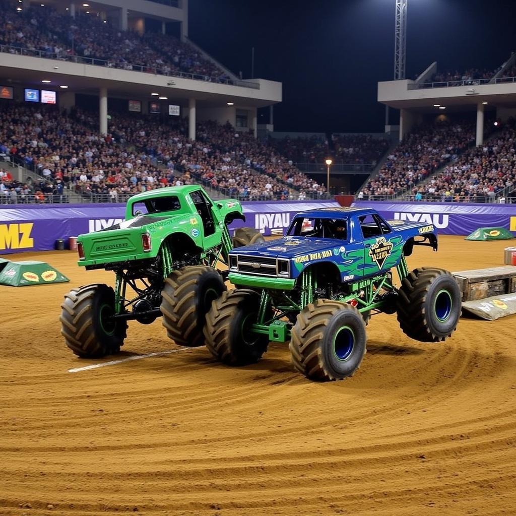 Monster Jam Racing in Augusta GA