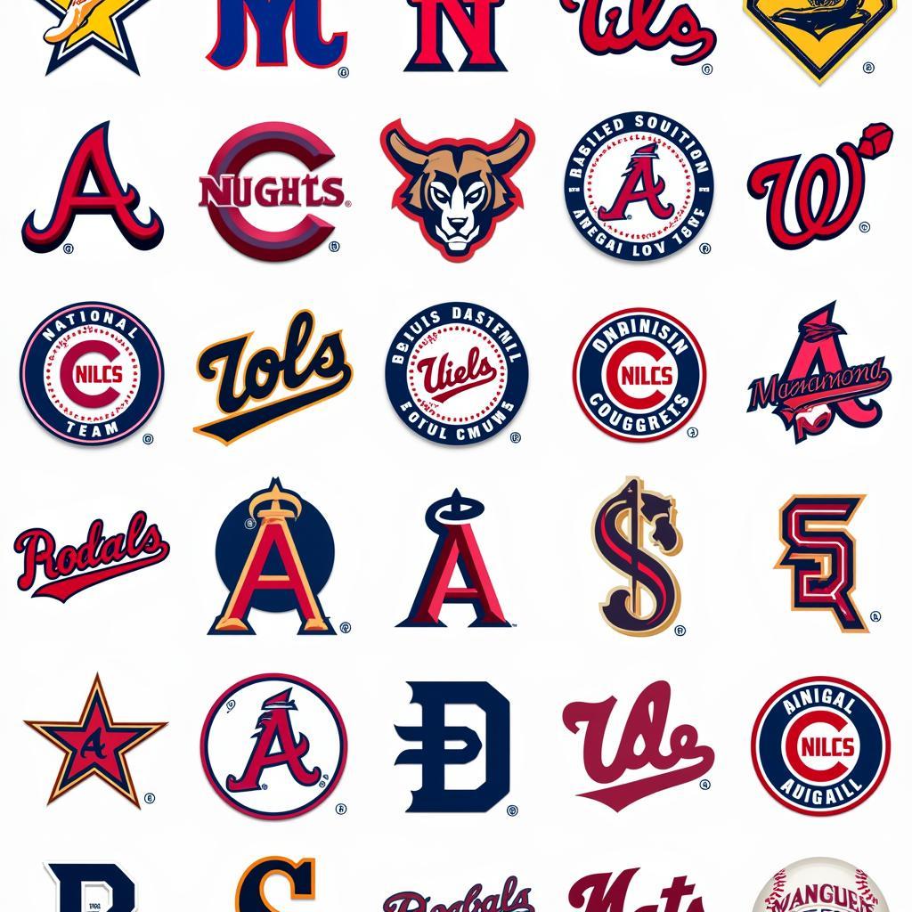 National League Team Logos