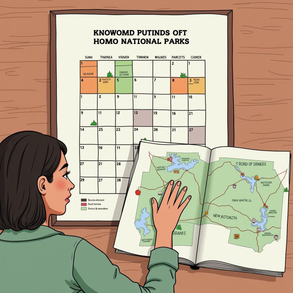 Planning a Trip with a National Park Calendar