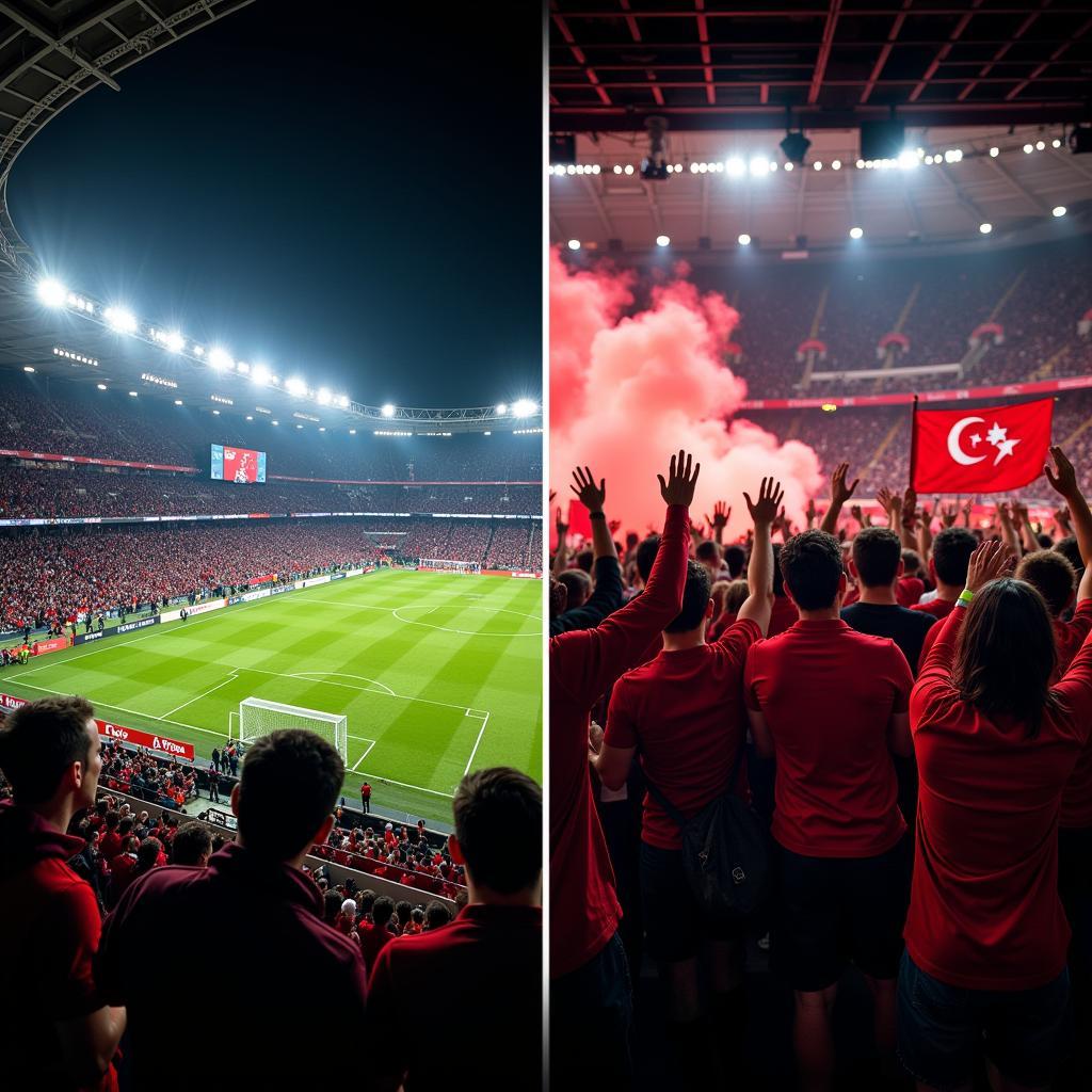 Nationals Park and Beşiktaş Fans Celebrating