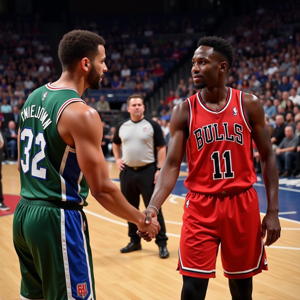 NBA Father and Son Playing at the Same Time