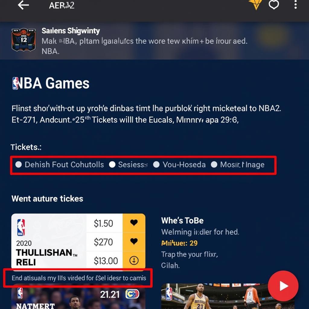 Purchasing NBA Game Tickets Online