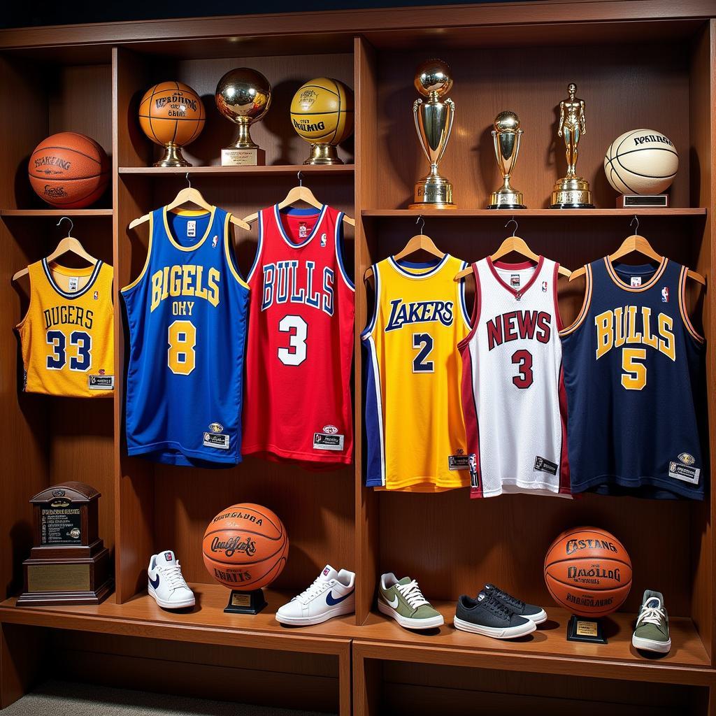 NBA Hall of Fame Jerseys and Memorabilia