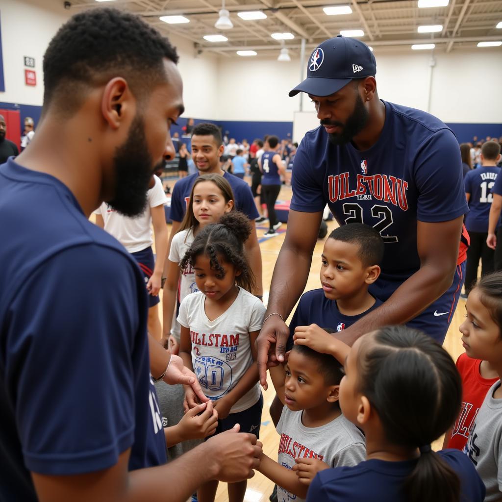 NBA Team Community Outreach Event