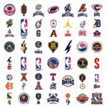 NBA Team Logos in Alphabetical Order