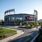 Modern MLB Stadium Exterior