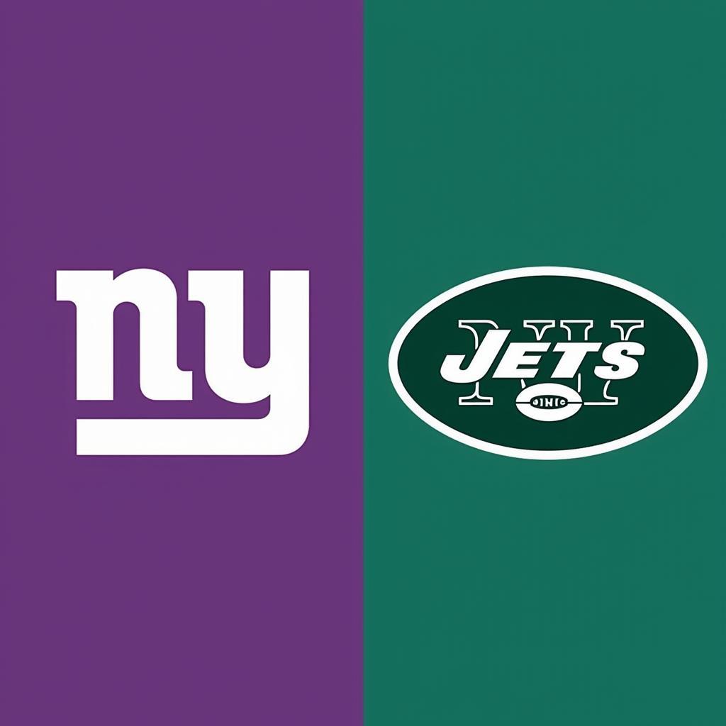 New York Giants and Jets Logos: Side-by-Side Comparison