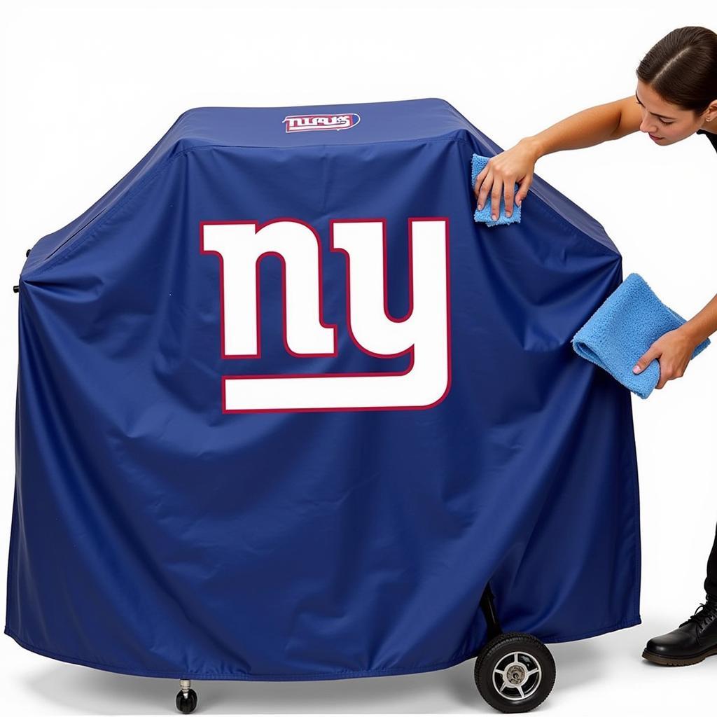 Cleaning and Maintaining Your New York Giants Grill Cover