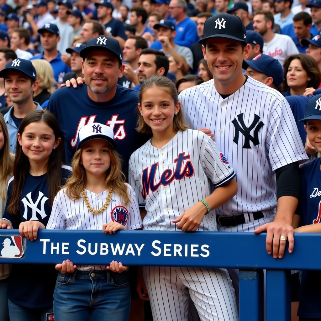 New York Yankees and Mets Baseball Rivalry