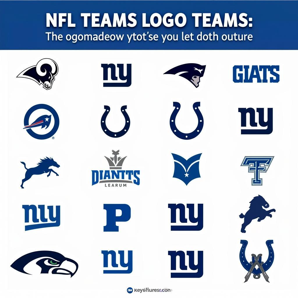 NFL Blue Team Logos: A Visual Representation of Team Identity