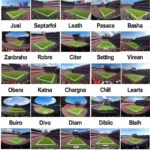 NFL Team Stadiums in Alphabetical Order