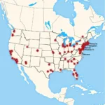 Map of NFL Teams