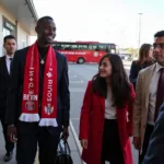 Nkoudou Arriving at Beşiktaş