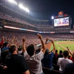 Intense rivalry between NL East teams during a crucial game