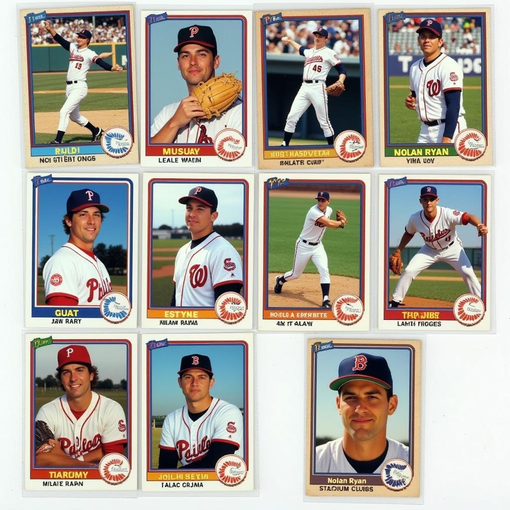 Nolan Ryan Stadium Club Card Collection