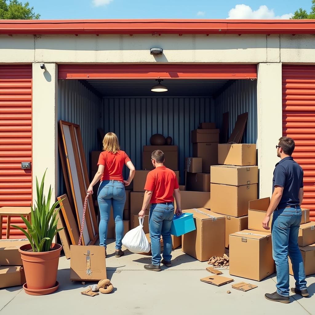 Cleaning Out a Nor Cal Storage Unit