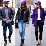 NY Cap Purple Street Style Inspiration