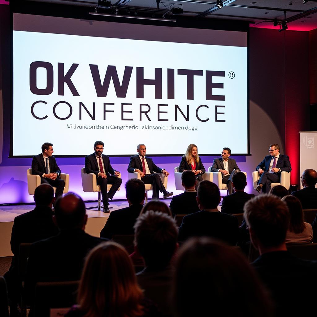 Discussing strategies at the OK White Conference