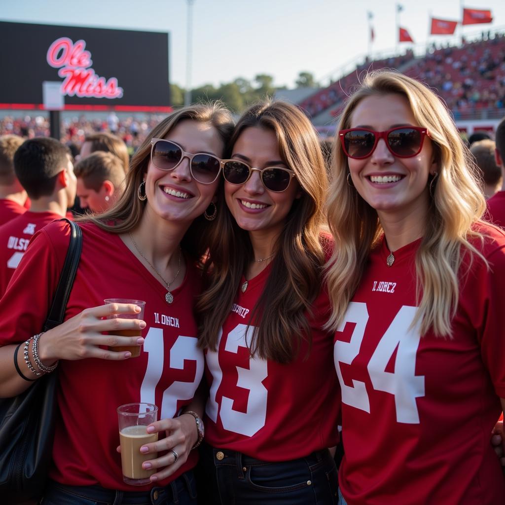 Ole Miss Fans at the Grove Bowl and Morgan Wallen Concert