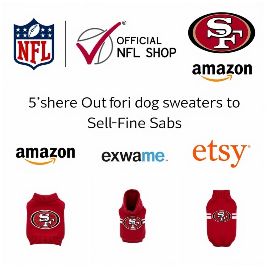 Online Shops Selling 49ers Dog Sweaters