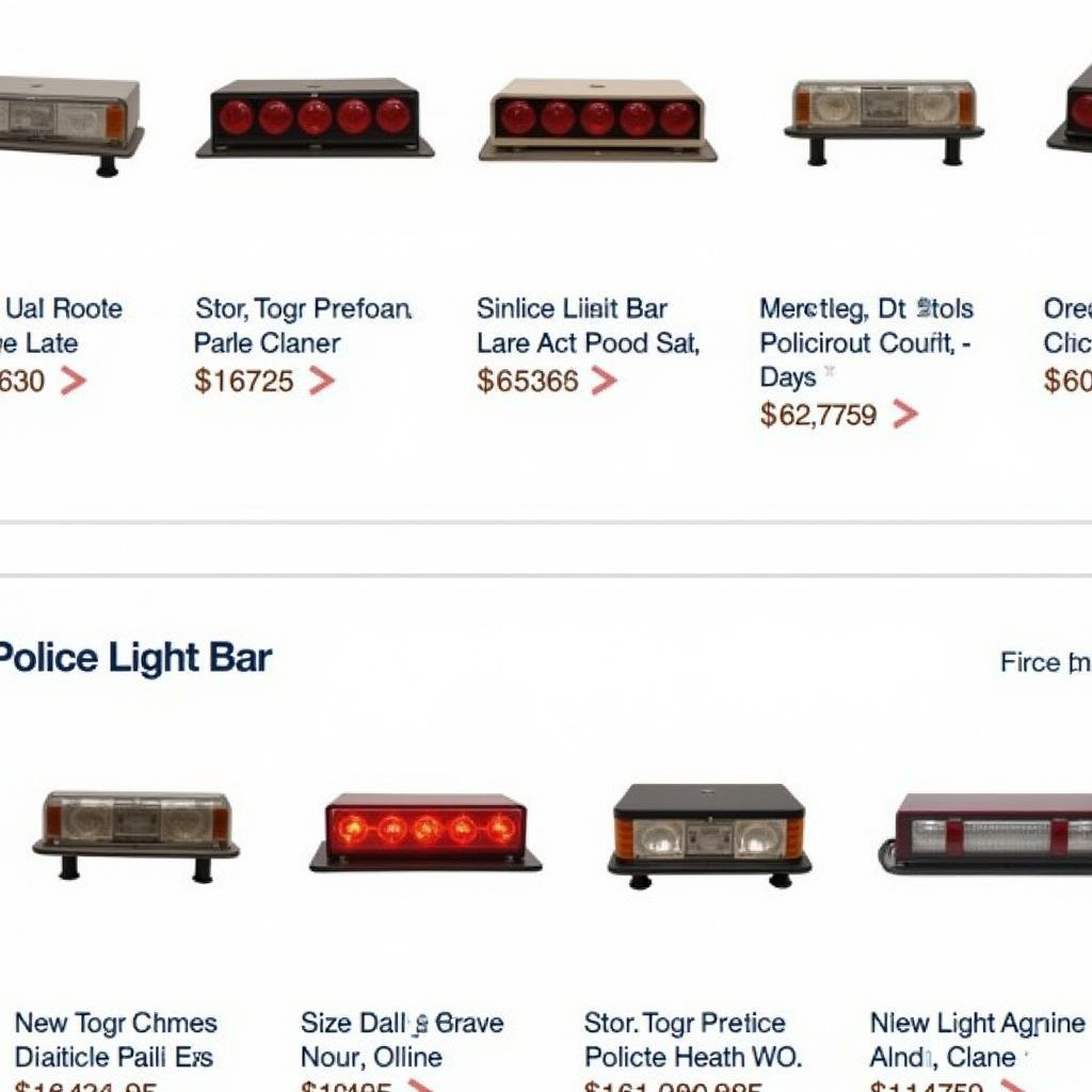 Online Marketplace for Old Police Light Bars