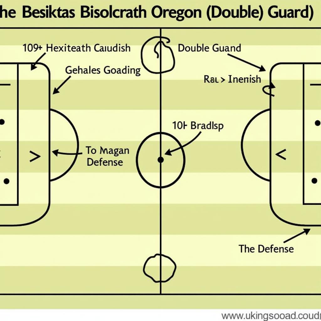 Besiktas Defensive Setup in Oregon Double Guard 91