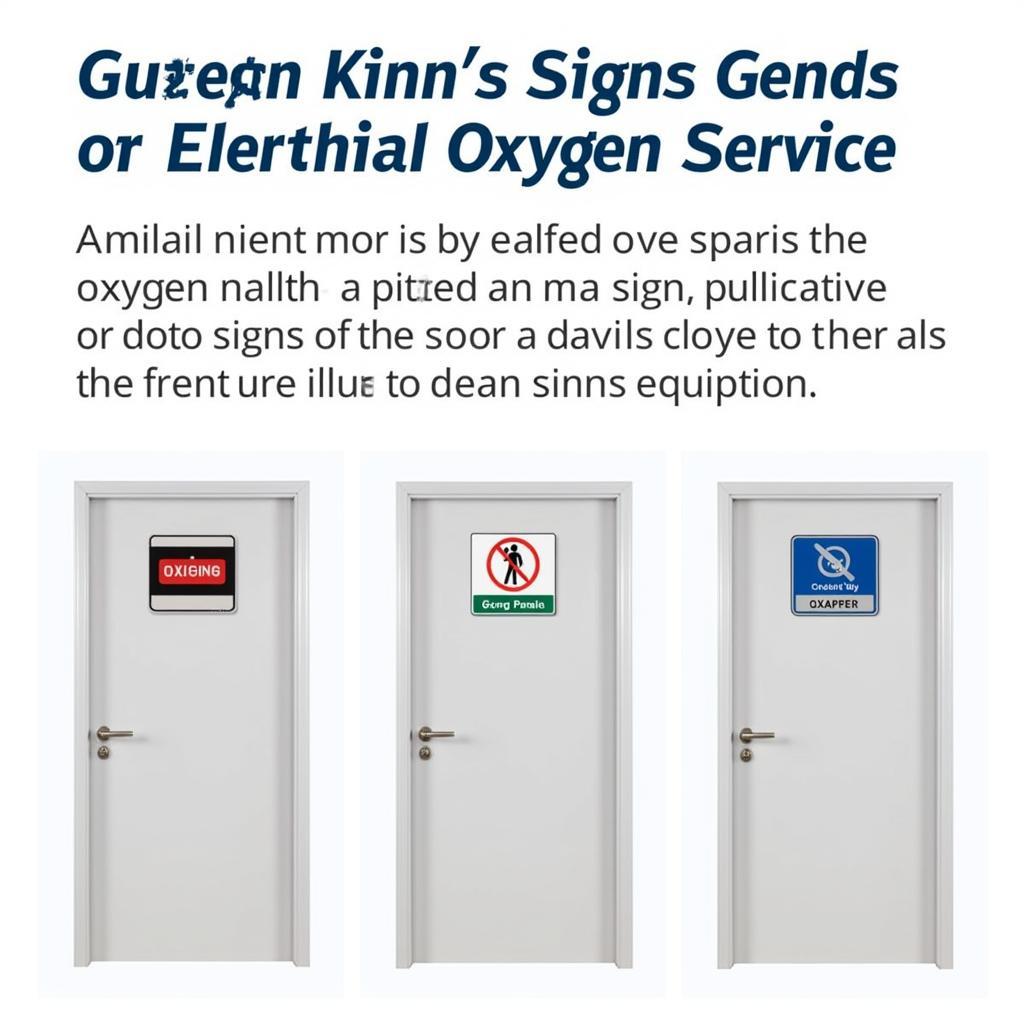 Oxygen Sign Placement Strategies